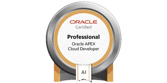 Oracle APEX Cloud Developer Certified Professional