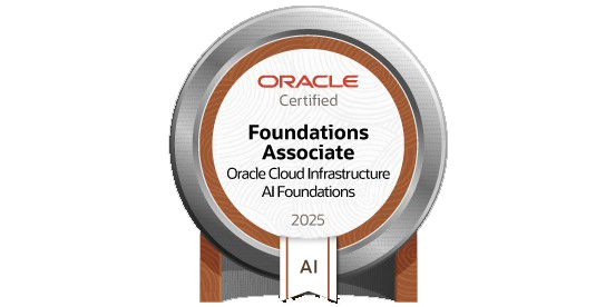 Oracle Cloud Infrastructure 2025 Certified AI Foundations Associate